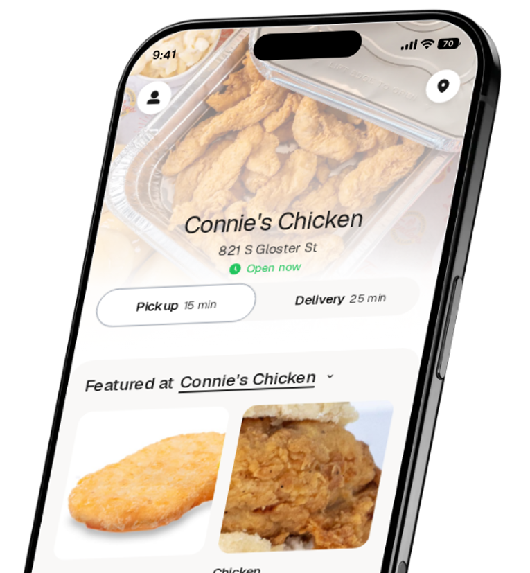 Connie's Chicken app preview