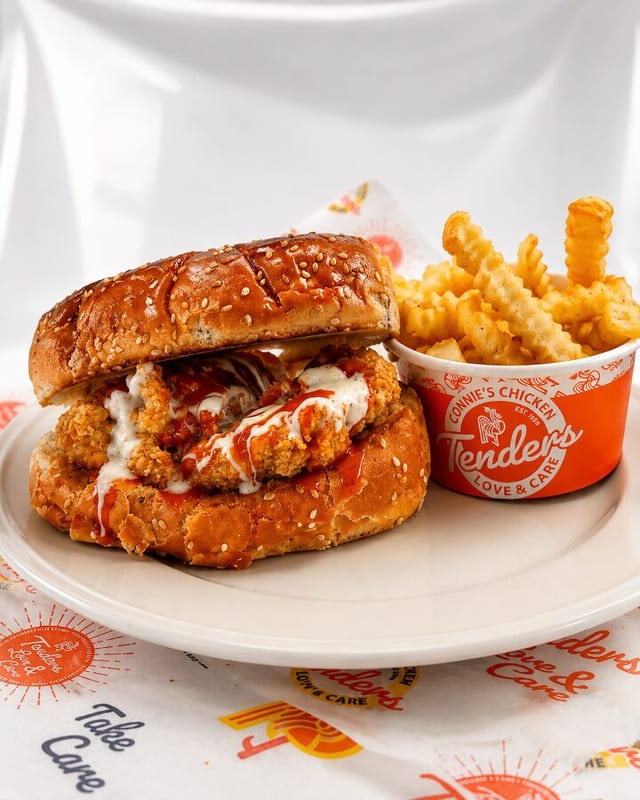 Buffalo Tender Toastie Combo.
