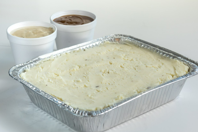 Mashed Potatoes (Serves 10).