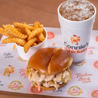 Connie's Chicken Sandwich Combo